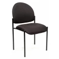 YSD STACKING VISITOR CHAIR NO ARMS Black 5 Year Warranty