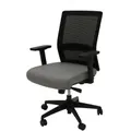 Rapidline Gesture Mesh Chair W480 X D470 X H450-540Mm Black/ Grey