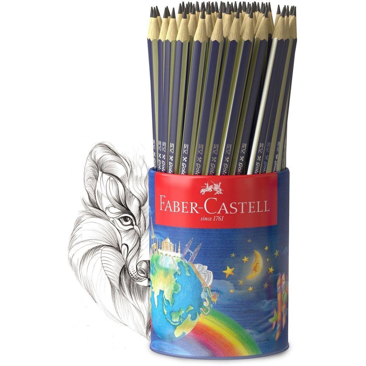 FABER-CASTELL 1221 GRAPHITE PENCIL HB Cup of 72