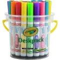 Crayola Deskpack Ultra-Clean Washable Broad Line Markers 32 Assorted Bright Colors