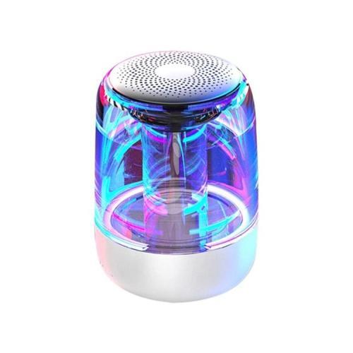 C7 Bluetooth 5.0 Speaker Tws 6D Surround Hifi Stereo Cool Audio(White)