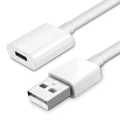 2Pcs 1M Apple Pencil Charging Cable For Ipad Pro(White)
