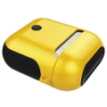 Varnished Pc Bluetooth Earphones Case Anti-Lost Storage Bag For Apple Airpods 1/2(Yellow)