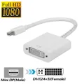 Mini Display Port to DVI Adapter Cable Cord Mini DP to DVI Mini Displayport Male to DVI Female For Macbook Pro Surface Pro 3 4