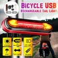 Wireless USB Rechargeable Remote Control Turn Signal Bicycle Tail Light 50 Lumen(red,Red aluminum gray shell)