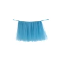 Tulle Skirt Table Skirt Chiffon,Tablecloth Gauze Romantic Net Yarn - Sky Blue Blue 100*80Cm