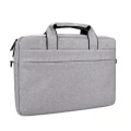 13.3 Inch Laptop Bag Notebook Shoulder Bag Messenger Bag Suitable for Apple MacBook Huawei Pro Xiaomi Notebook-Grey