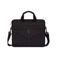 13.3 Inch Waterproof Multi-compartment Laptop Bag Notebook Shoulder Bag Suitable for Macbook Apple Huawei Xiaomi Notebook-Black