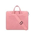 13.3 Inch Waterproof and Wear-resistant Laptop Bag Portable Shoulder Bag Suitable for Apple Macbook Millet Pro-Pink