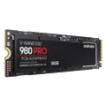 SAMSUNG 980 Pro 500GB NVMe SSD 6900MB/s 5000MB/s R/W 1000K/1000K IOPS 300TBW 1.5M Hrs MTBF M.2 2280 PCIe 4.0 Gen4 3-bit MLC V-NAND s