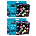 2x Sansai 100 LED Electric Globe Decorative/Christmas String Lights Multi-Colour