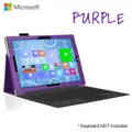 NEW Premium Leather Case Cover Protector for Microsoft Surface Pro 4-Purple