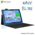 NEW Premium Leather Case Cover Protector for Microsoft Surface Pro 4-Navy Blue
