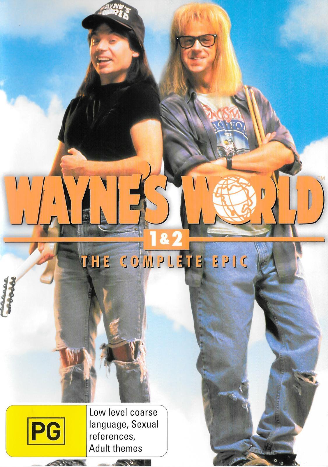 Wayne's Worlds 1&2 -Rare DVD Aus Stock -Family PREOWNED: DISC LIKE NEW