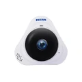 Q8 960P 1.3MP 360 Degree VR Fisheye WiFi IR Infrared IP Camera Two Way Audio Motion Detector WHITE