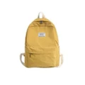 Simple Casual Schoolbag Backpack Laptop Bag Large Capacity Travel Bagpacks for Students Mens Womens YELLOW