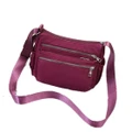 Women Oxford Leisure Travel Crossbody Bag Shoulder Bag Purple