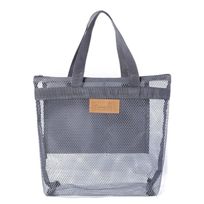 Women Solid Portable Travel Bag Wash Bag Storage Bag Outdoor Beach Bag Handbag