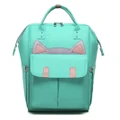 Women Fashion Cute Backpack Multi-Function Large Capacity Shoulder Bag For Outdoor Shopping Green
