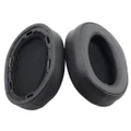 1 Pair Replacement Soft Sponge Foam Earmuff Earpad Cushions Earbud Tip for Sony MDR-100ABN WI-H900N Headphone BLACK COLOR