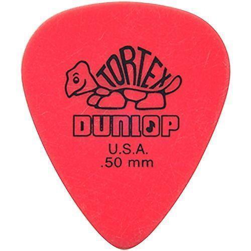 10 x Jim Dunlop Tortex Standard Red 0.50mm Guitar Picks / Plectrums NEW