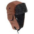 EX-STORES Unisex Mens/Womens Fleece Trapper Hat, Ski Hat (Camel) (59cm)