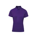 Premier Womens/Ladies Coolchecker Plus Piqu Polo With CoolPlus (Purple) (L)
