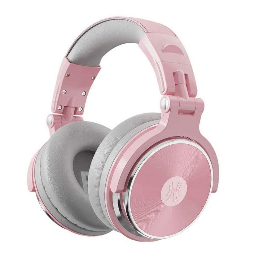 OneOdio Pro 10 Wired Headphones - Pink/Grey