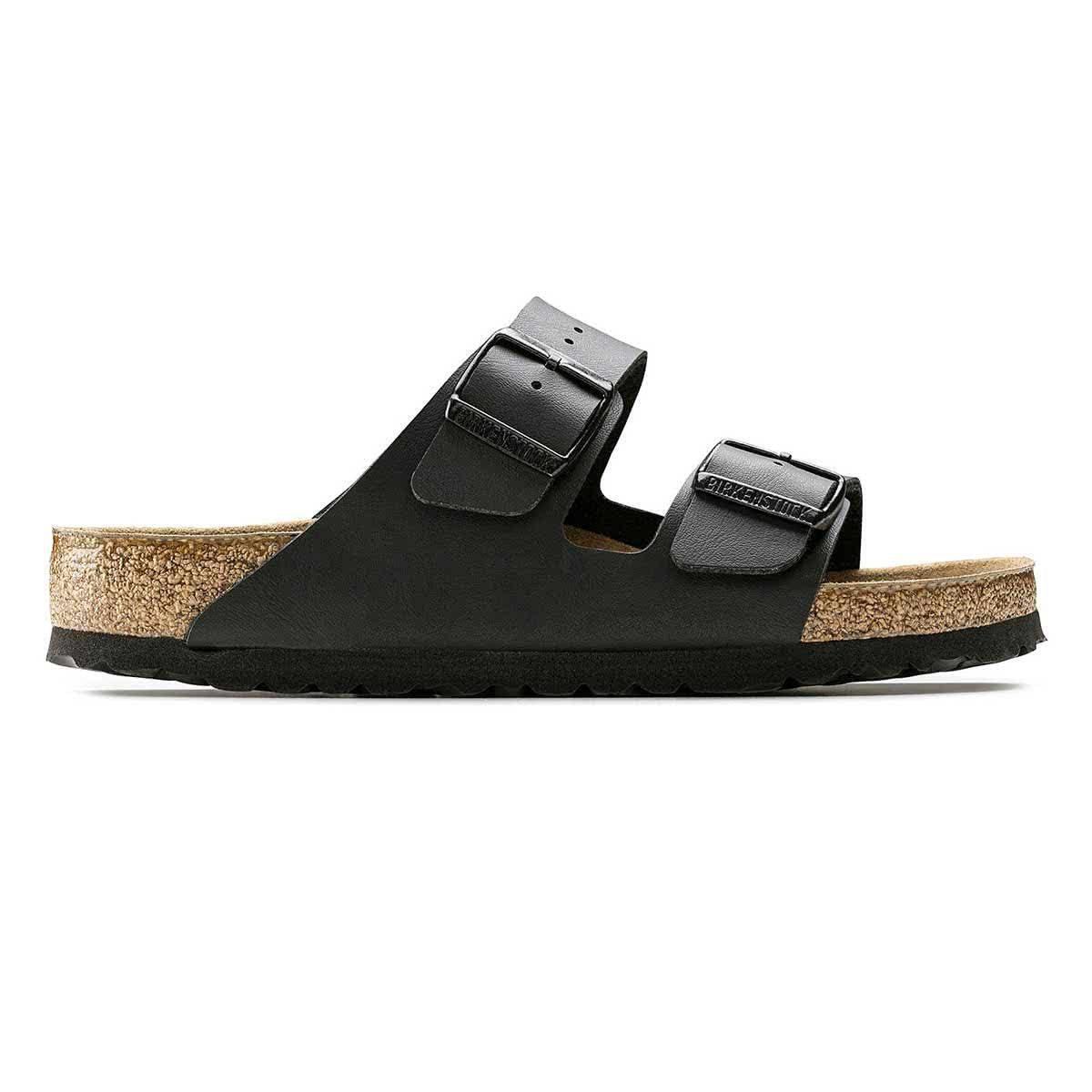 Birkenstock Arizona Birko-Flor Soft Footbed Sandals - Regular - Black