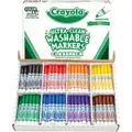 Crayola Ultra-Clean Washable Broad Line Markers Assorted Classpack Of 200