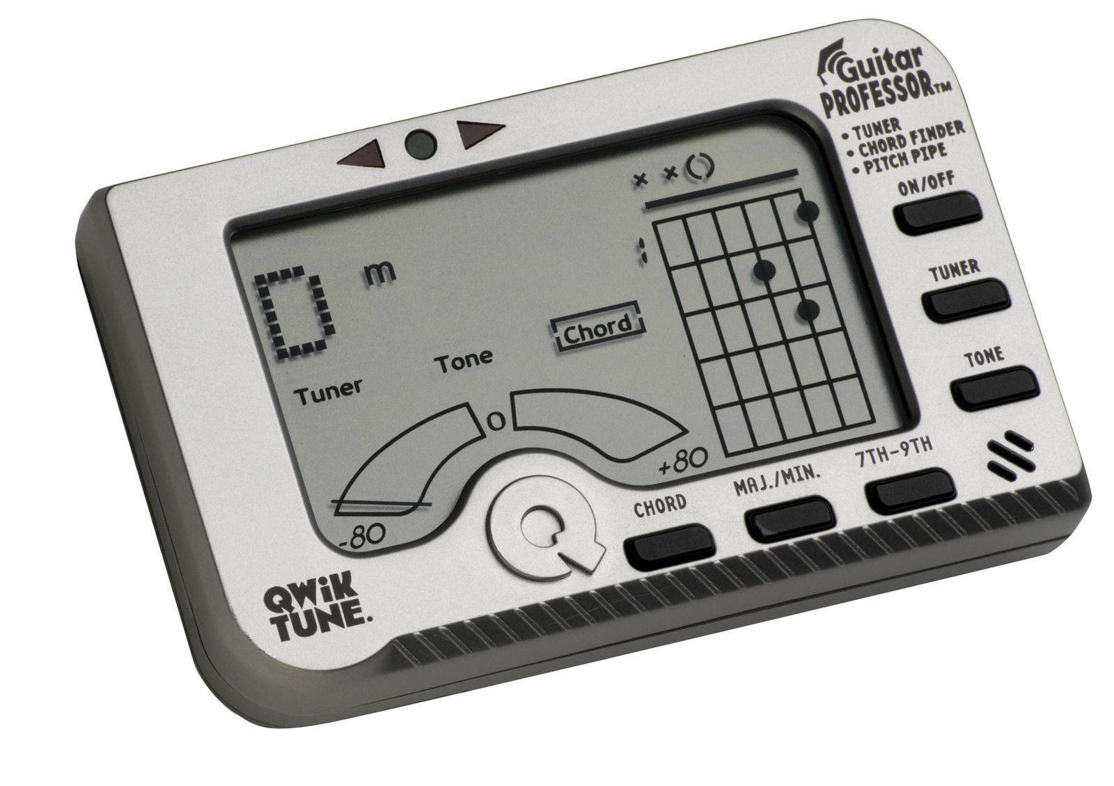 Qwik Tune Guitar Professor Electronic Tuner And Chord Finder