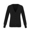 Premier Womens/Ladies Essential Acrylic Cardigan (Black) (8 UK)