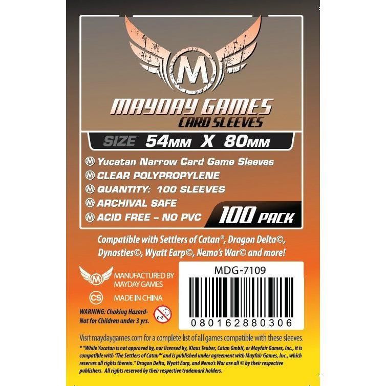 Mayday Games Card Sleeves 54x80mm (100 Pack)