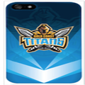 Gold Coast Titans NRL iPhone 5 Gel Mobile Phone Cover * Screen Protector