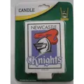 Newcastle Knights NRL Team Logo Large Candle
