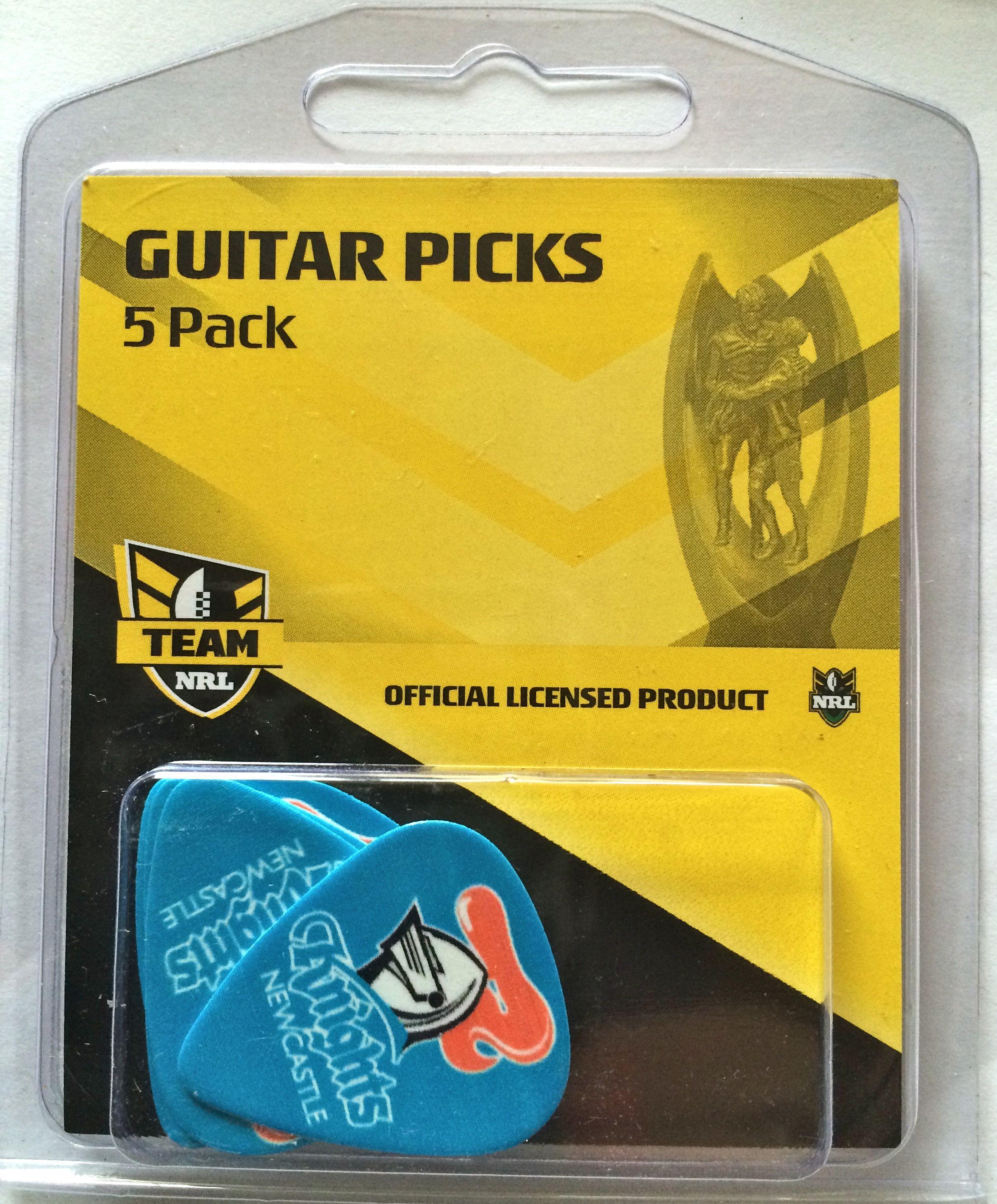Newcastle Knights NRL Guitar Picks * 5 Team Logo Picks