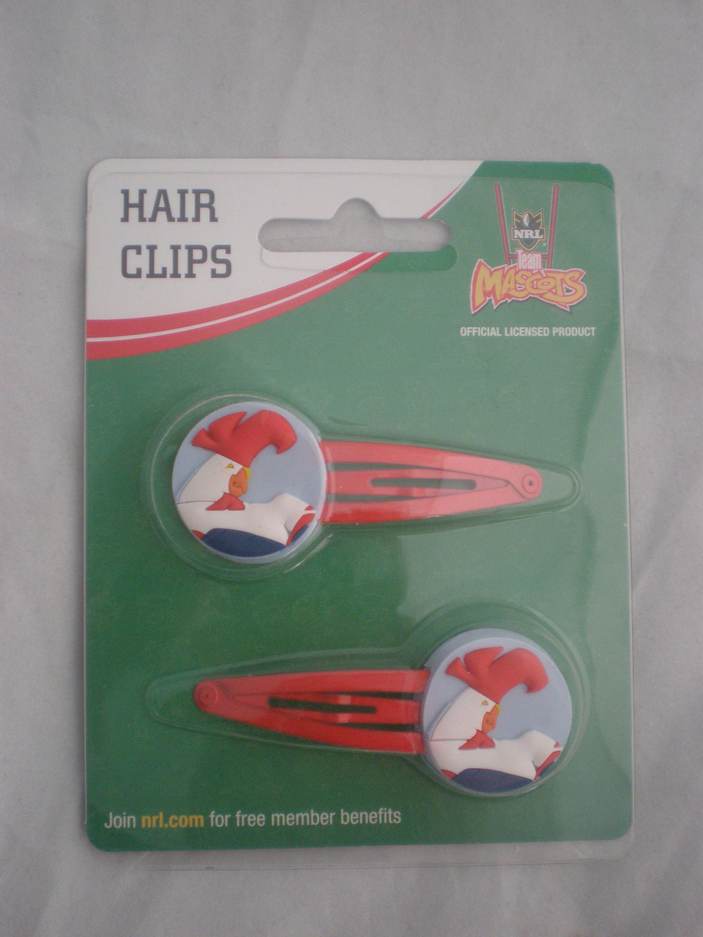 Sydney Roosters NRL Team Mascot Hair Clips