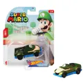 Hot Wheels Super Mario Luigi Character Cars