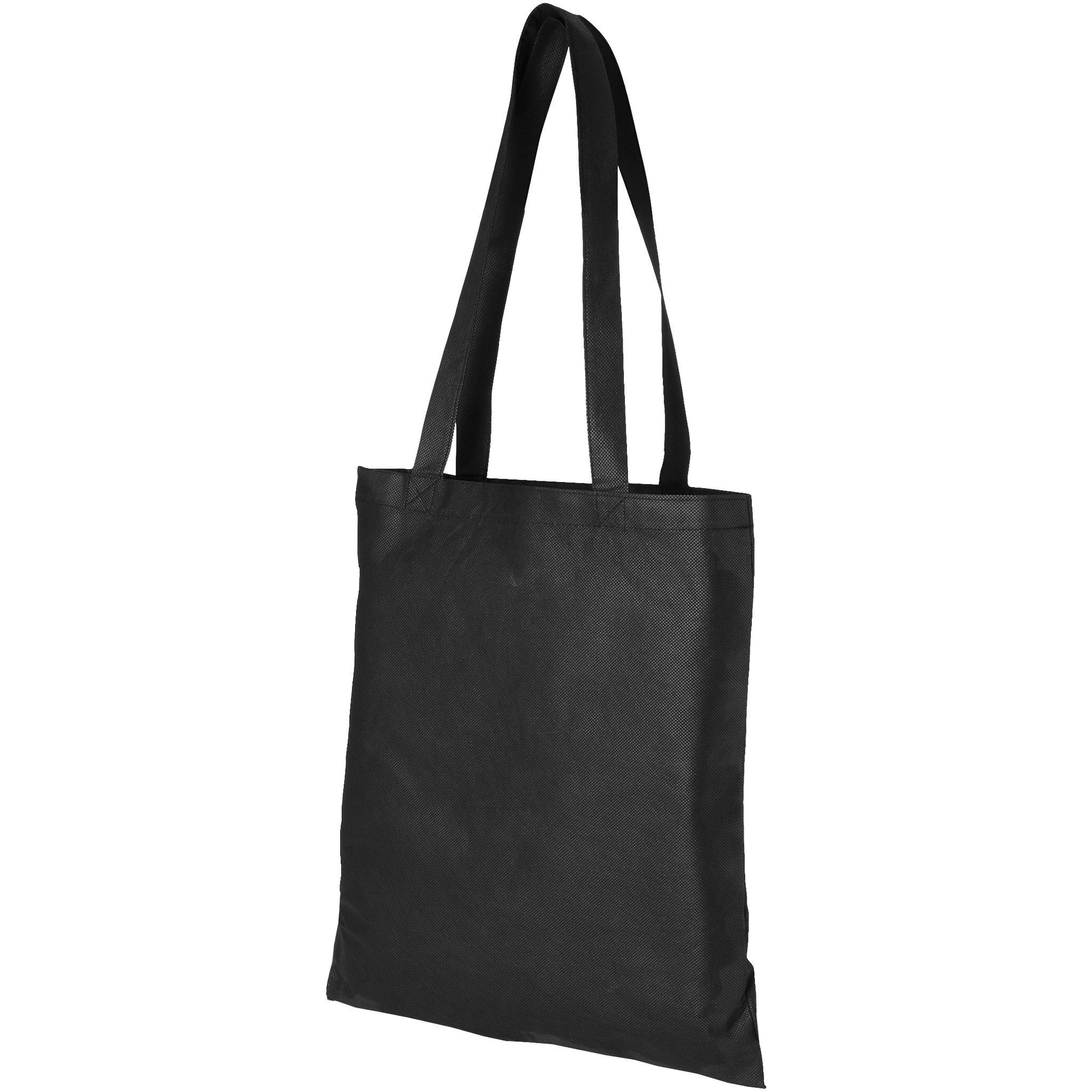 Bullet Zeus Non Woven Convention Tote (Solid Black) (One Size)