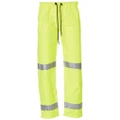 HP01A Sz XL; High Safety Pants 100% Polyester; PU Coated; Fluoro Yellow