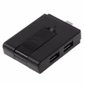 Type-c Dual USB 2.0 Micro USB OTG Desktop Holder Memory Card TF Card Reader for Mobile Phone BLACK COLOR