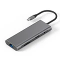 HC901 9-in-1 Type-C to 3 Port USB 3.0 HDMI SD TF Card Reader Data Hub