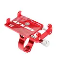 G-81 Aluminum Bike Phone Holder with Flashlight Bracket For iPhone X SE 7/8 Plus 6/6s Plus Samsung Galaxy s6/s7/s8/s9 Plus Android GPS RED