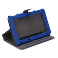 Adjustable PU Leather Flip Case Cover Pouch Stand For Nintendo Switch Console BLUE