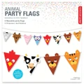 Kids Party Flags -Animal Face Nursery Bedroom Decor Bunting 1.8Mtrs