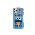 Creative Small Waist Blue Sesame Street Mobile Phone Case Drop Protection Cover for IPhone12mini