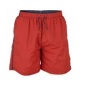 D555 Mens Yarrow Full Length Swim Shorts (Red) (S)
