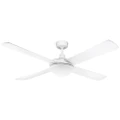 Martec Lifestyle 1300mm 52" Ceiling Fan with E27 Light White | DLS1344W
