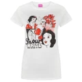 Disney Womens/Ladies Snow White One Bite T-Shirt (White) (L)