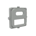 Clipsal Iconic Mechanism Cap Dual USB A+C Ash Grey | 40E2USBACCAP-AG
